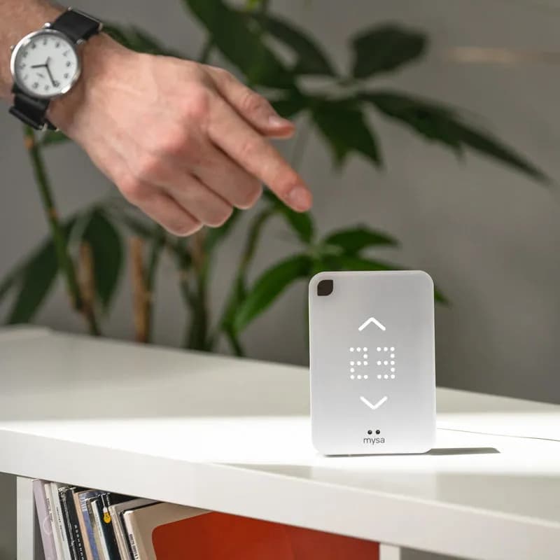 Mysa Smart AC controller displaying 20 degrees